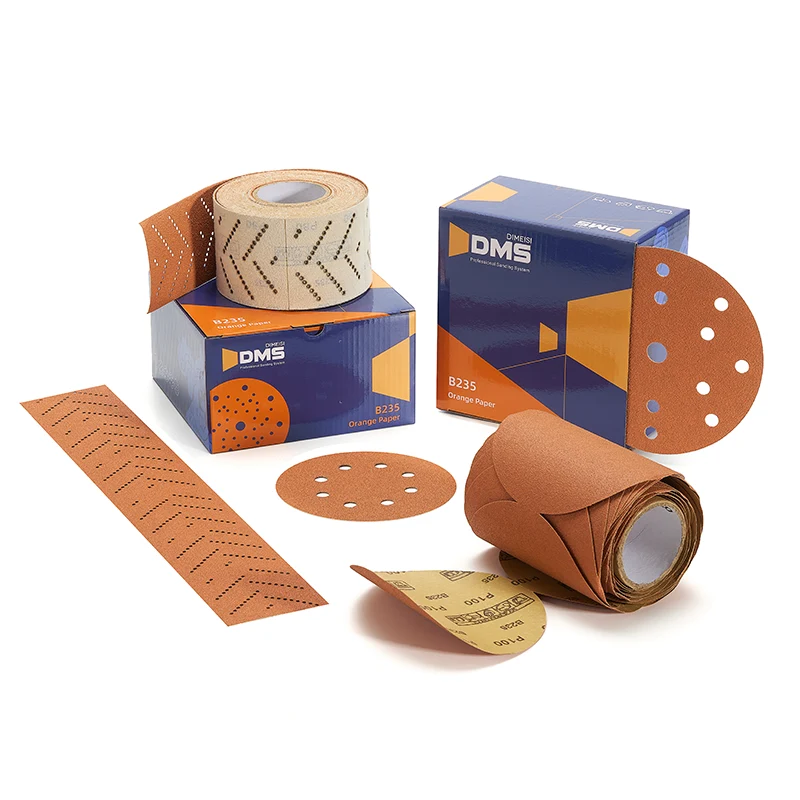 ورق الصنفرة البرتقالي